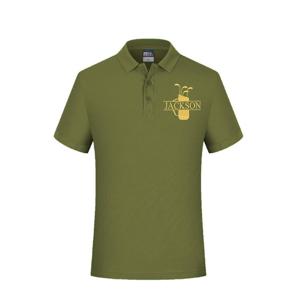 Personalized Monogram Embroidered Golf Polo Shirt | JNSCloth37