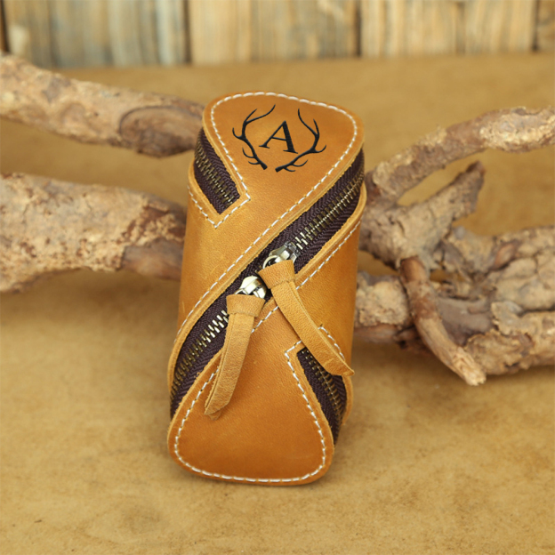 Personalized Monogram Engraving Leather Key Bag for Unique & Love | JNSBag84