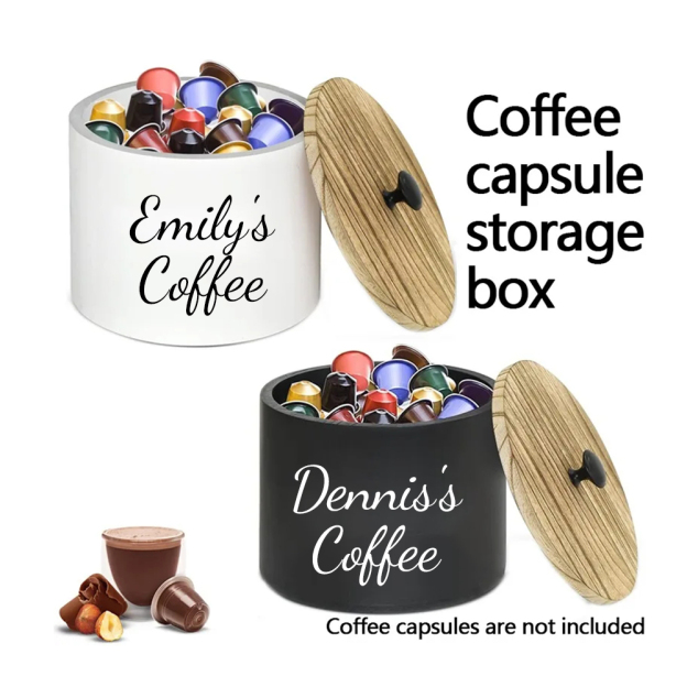 Personalized Coffee Pod Holder Organizer for Unique & Love | JNSDec163