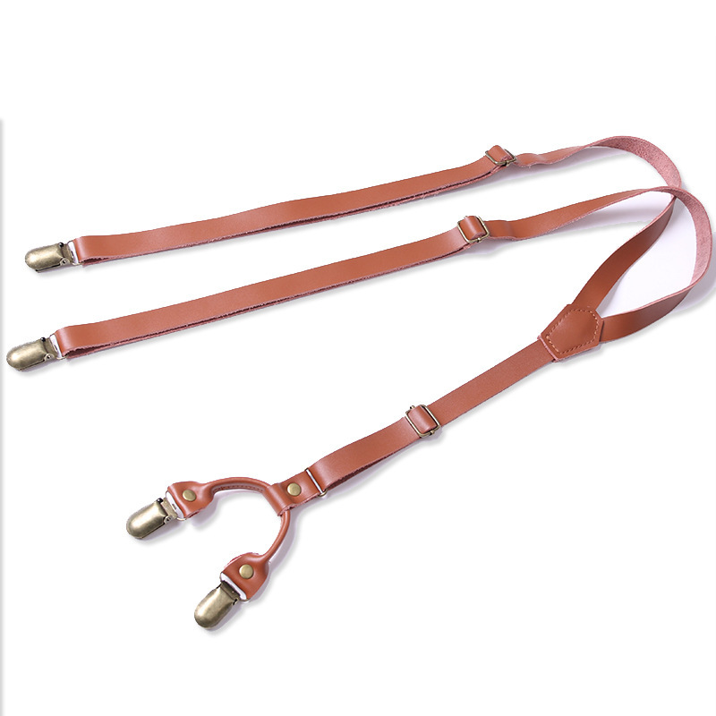 Personalized Monogrammed Genuine Leather Suspenders for Unique & Love | JNSCloth28