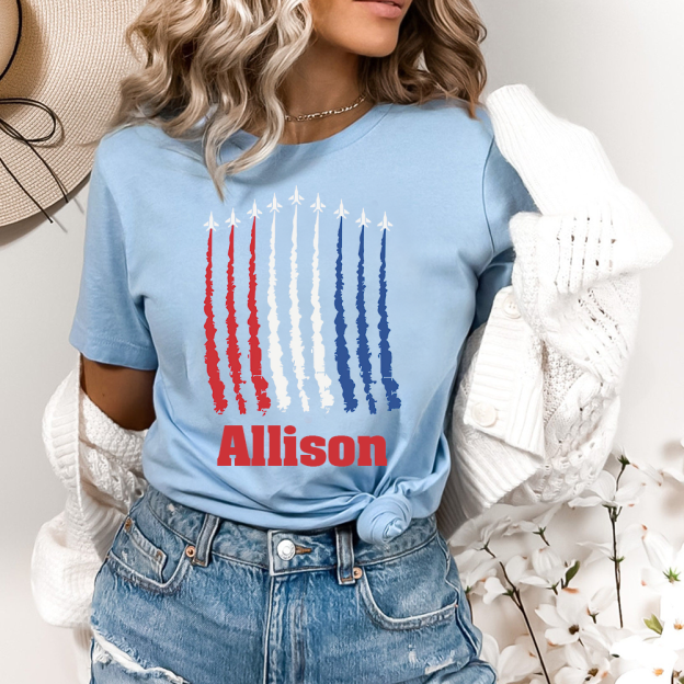 Personalized July 4th Patriotic Shirt for Unique & Love | JNSJuly04