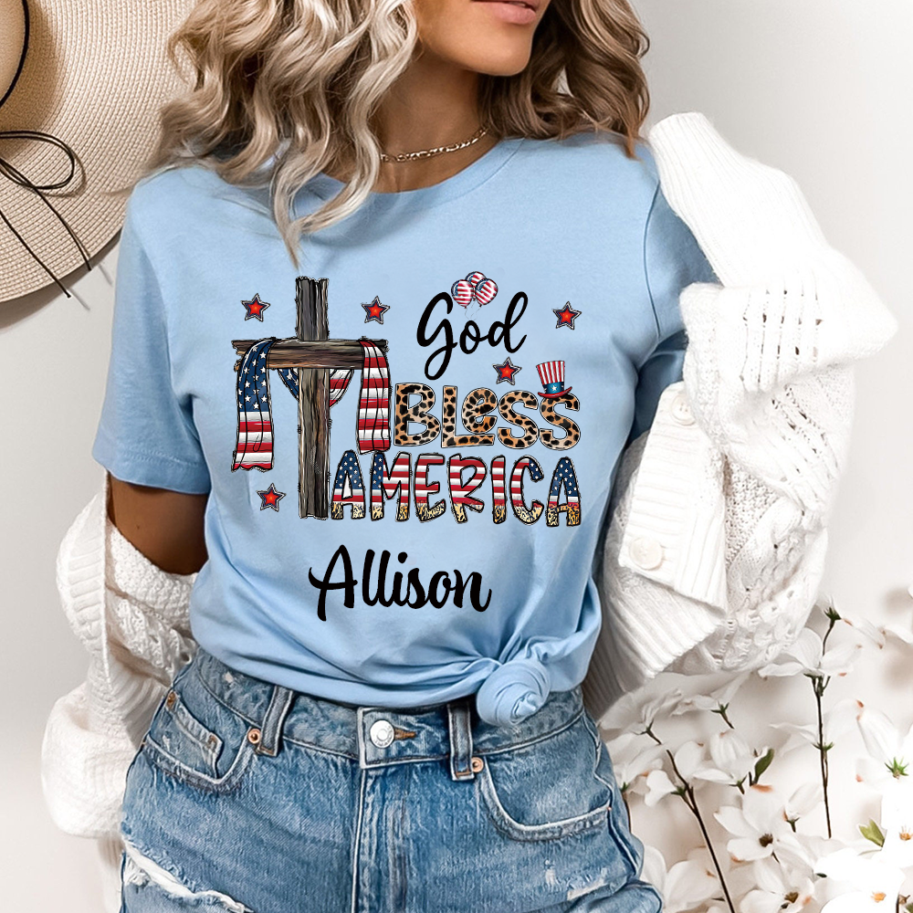 Personalized July 4th Patriotic Shirt for Unique & Love | JNSJuly14