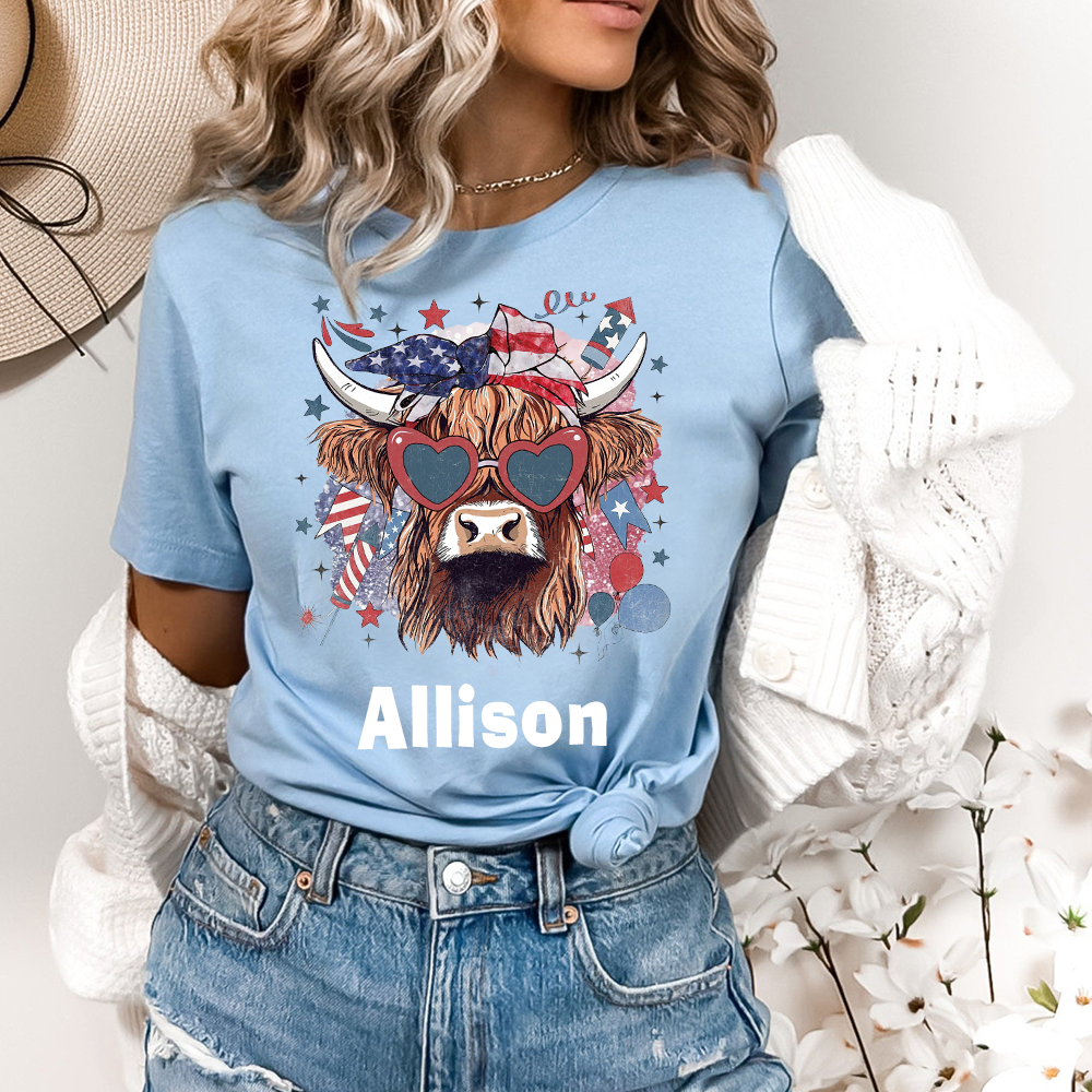 Personalized July 4th Patriotic Shirt for Unique & Love | JNSJuly31