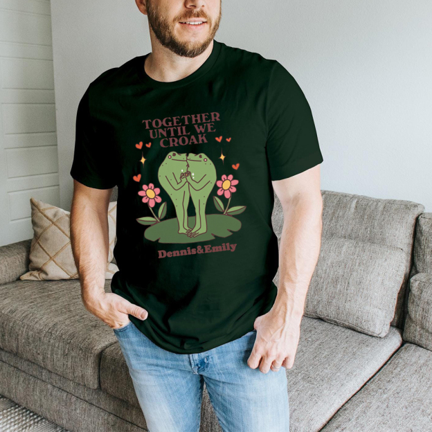 Personalized Name Frog Anniversary Shirt for Unique & Love | JNSCloth48