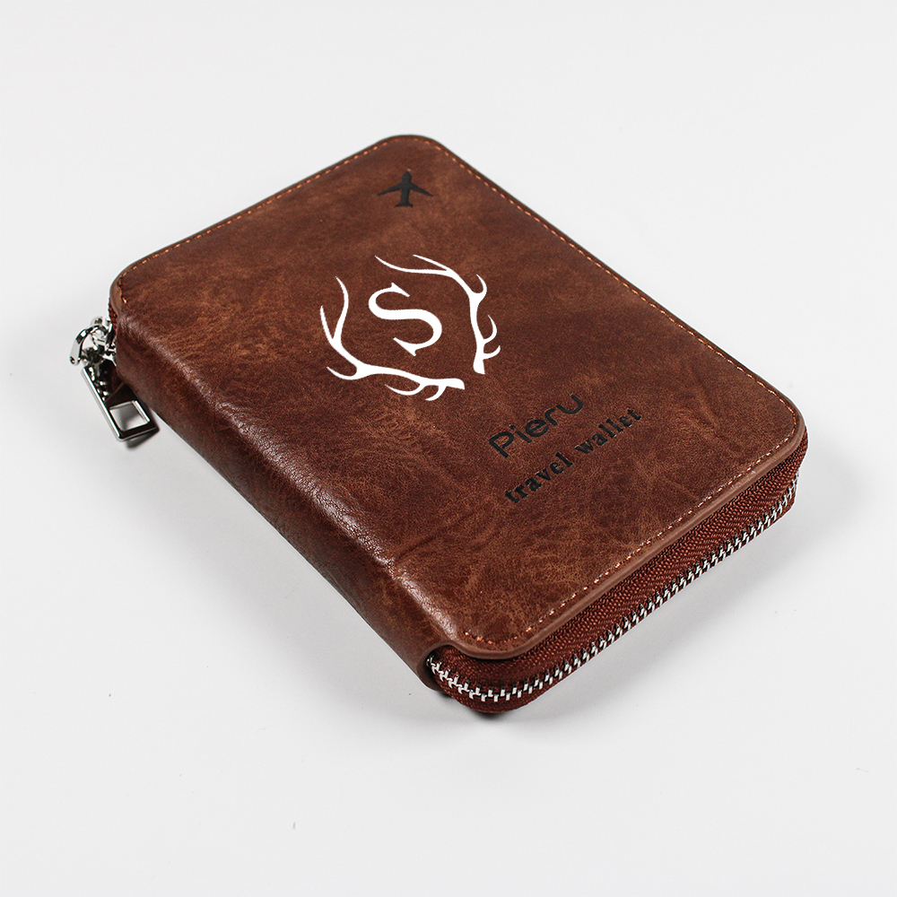 Personalized Monogram Leather Passport Cover with RFID Blocking | JNSCase11