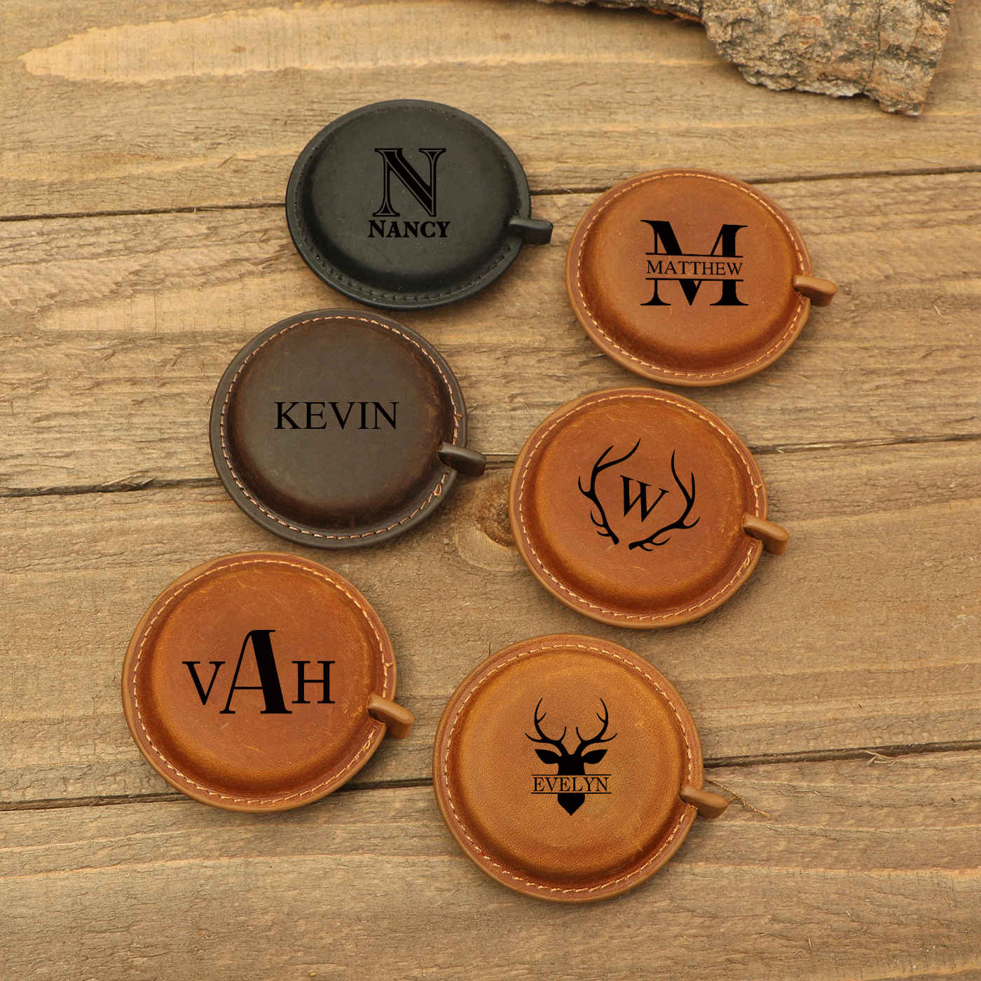 Personalized Monogram Leather Measuring Tape for Unique & Love | JNSTool21
