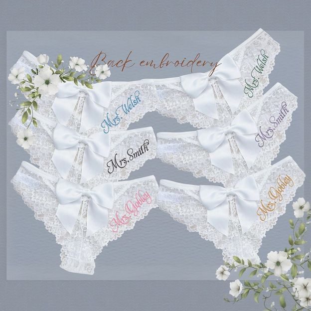 Personalized Embroidered Lace Underwear for Unique & Love | JNSCloth52