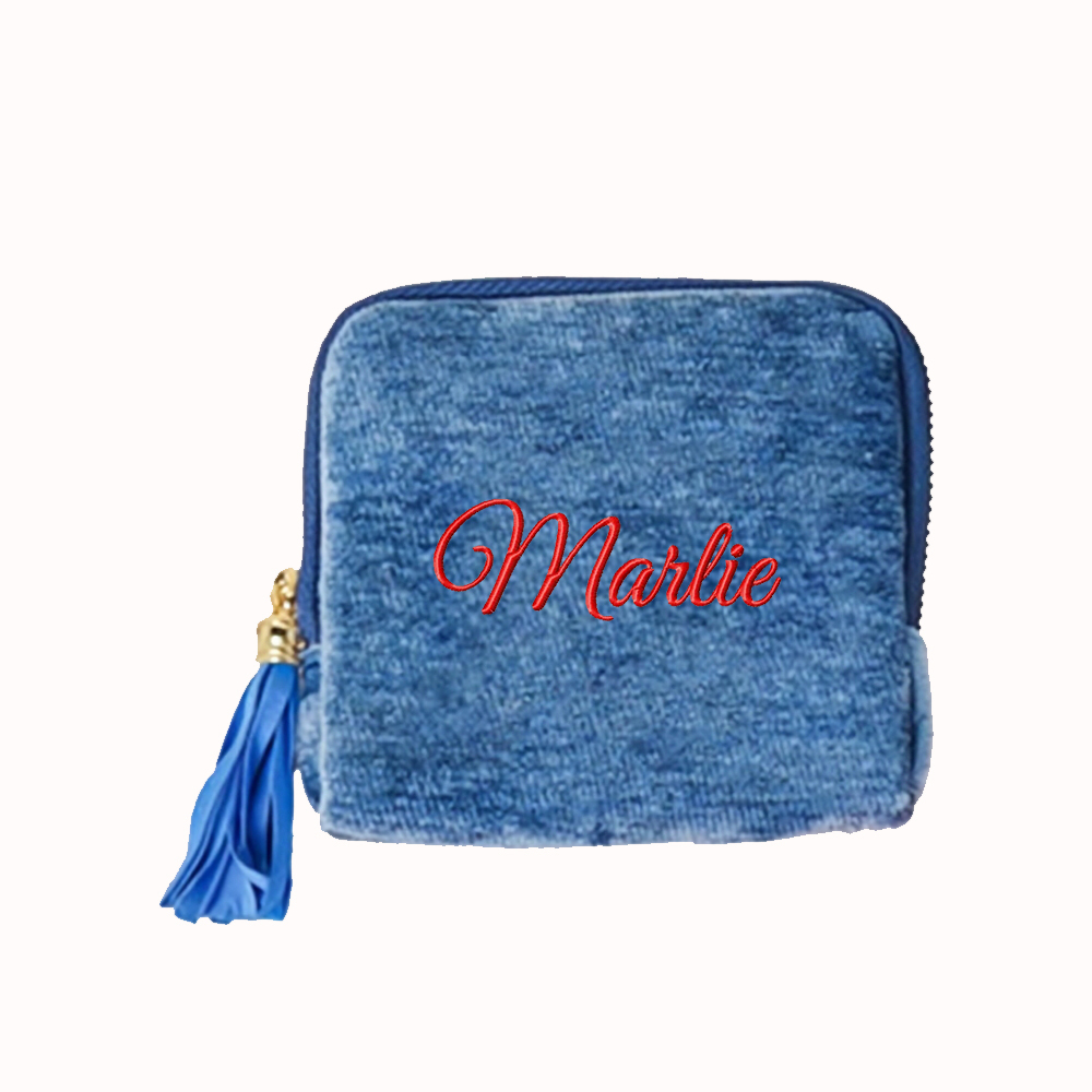 Personalized Embroidered Travel Jewelry Organizer Case for Unique & Love | JNSBag117