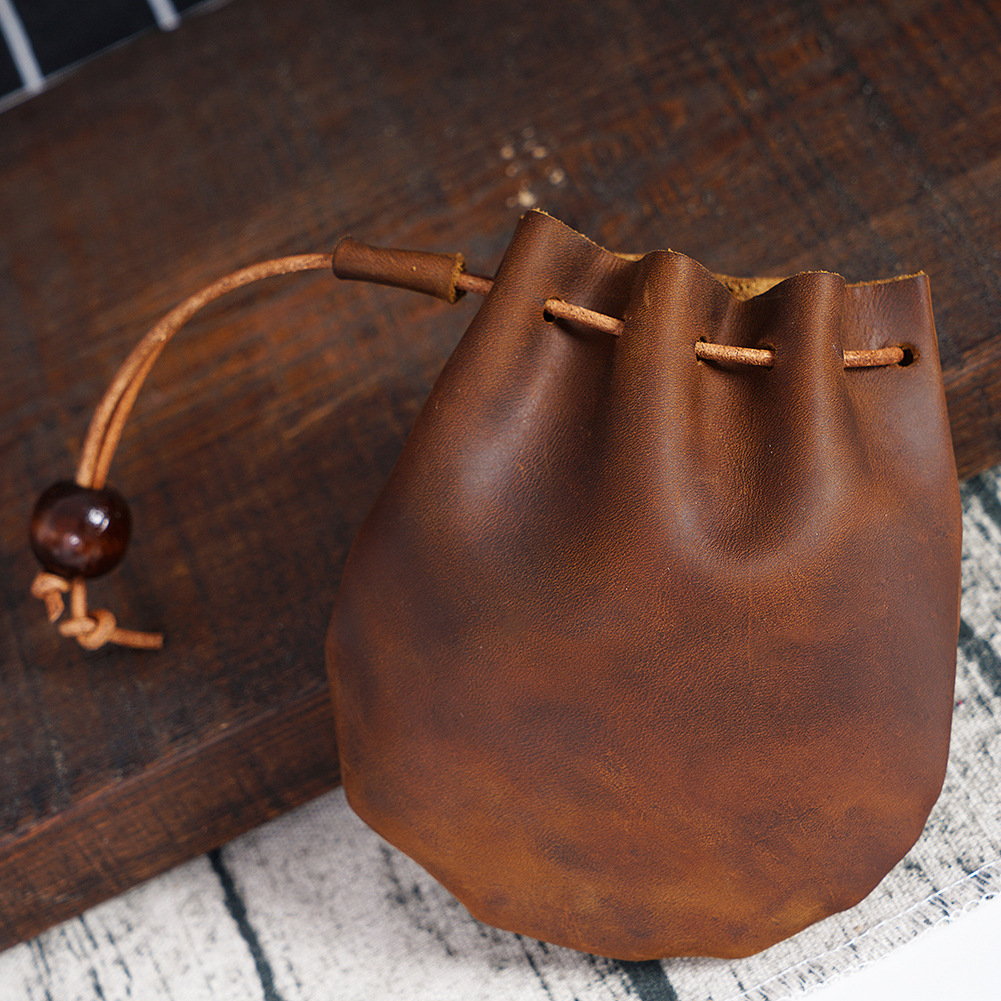 Personalized Leather Engraved Storage Bag | JNSBag65
