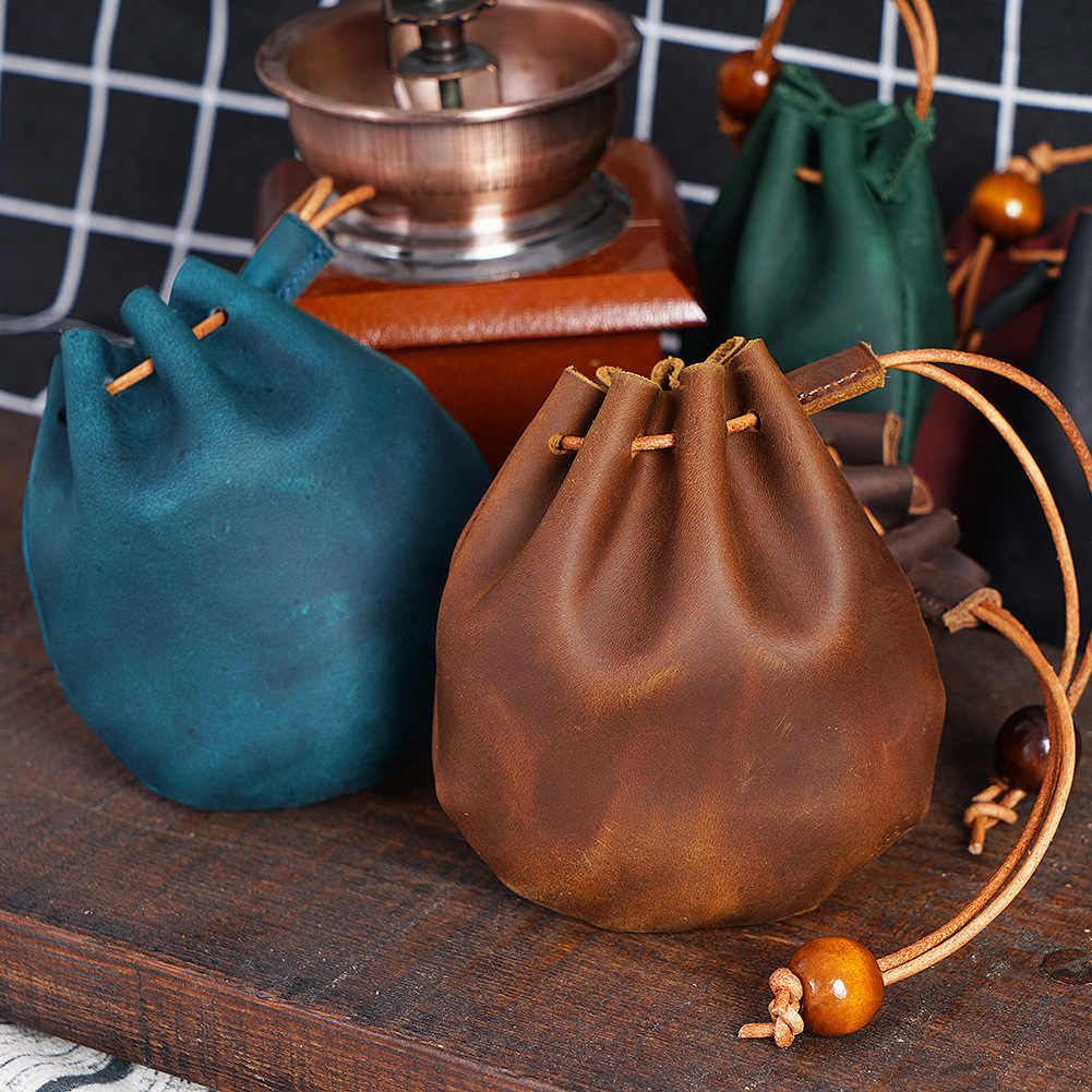 Personalized Leather Engraved Storage Bag | JNSBag65