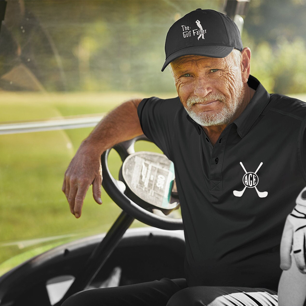 Personalized Monogram Embroidered Golf Polo Shirt | JNSCloth37