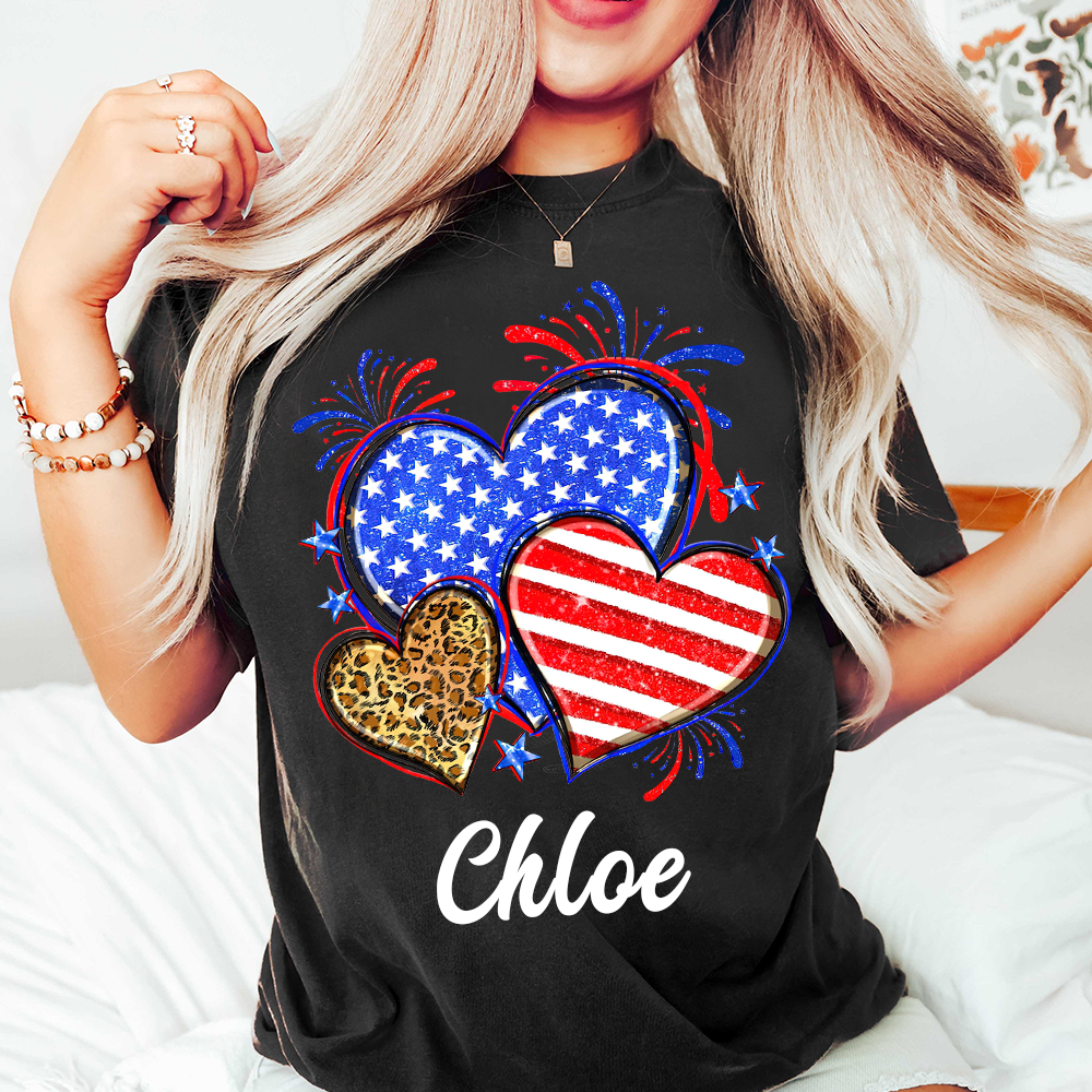 Personalized July 4th Patriotic Shirt for Unique & Love | JNSJuly36
