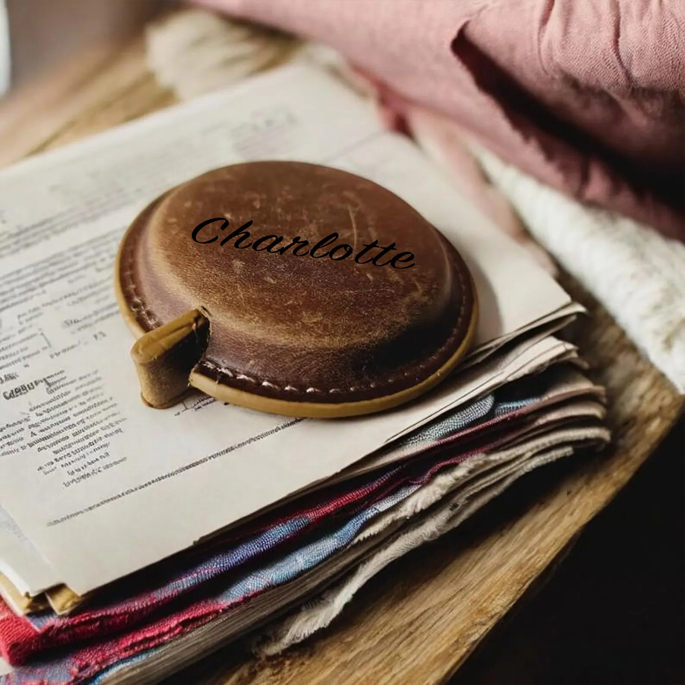 Personalized Monogram Leather Measuring Tape for Unique & Love | JNSTool21