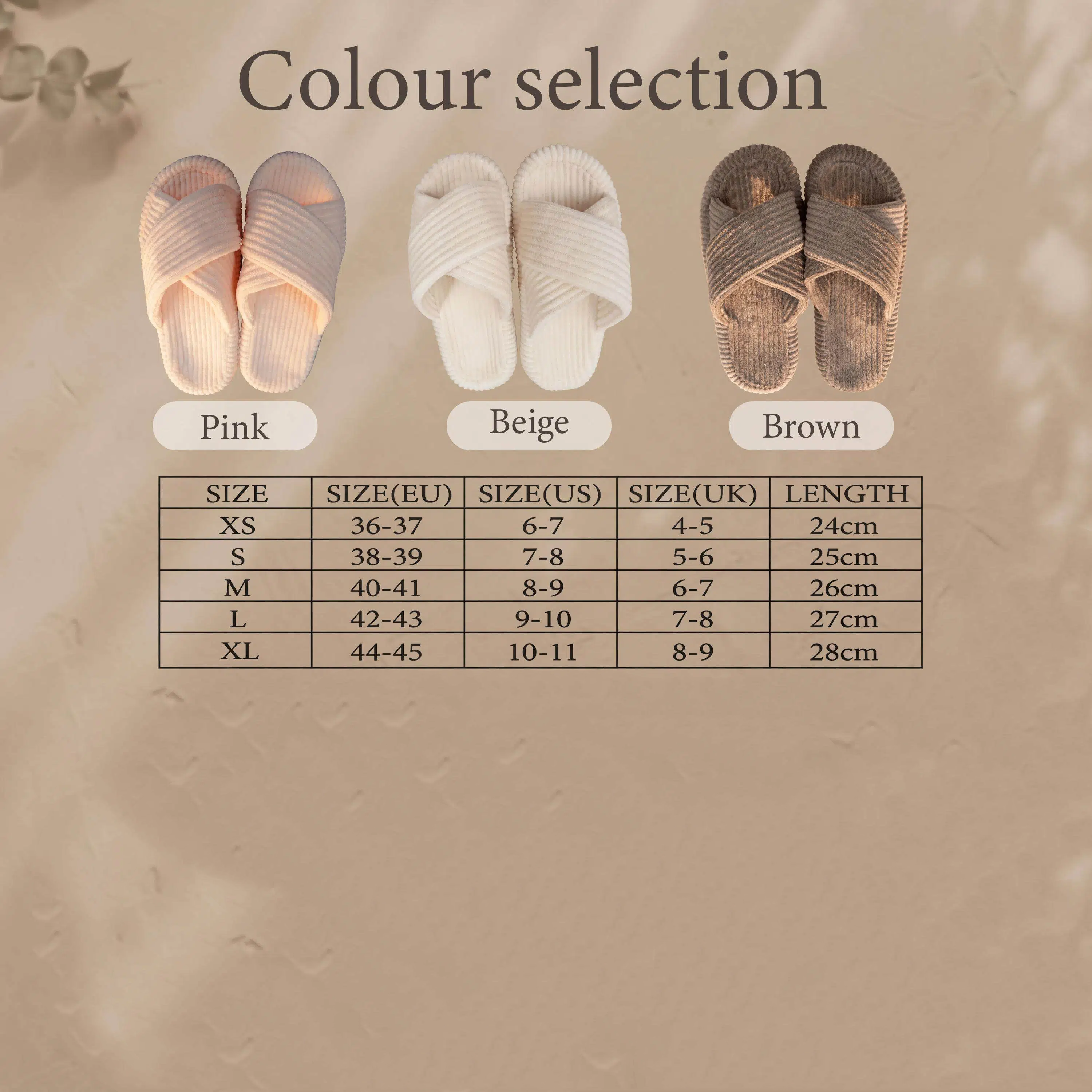 Personalized Name Hand Embroidered Corduroy Indoor Slipper for Unique & Love | JNSDec214