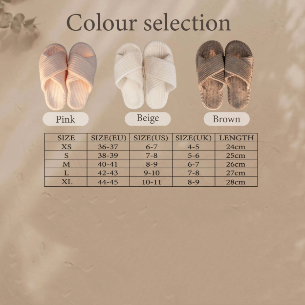 Personalized Name Hand Embroidered Corduroy Indoor Slipper for Unique & Love | JNSDec214