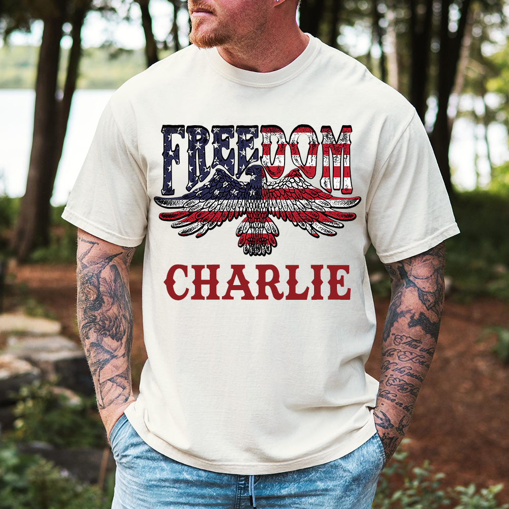 Personalized July 4th Patriotic Shirt for Unique & Love | JNSJuly38