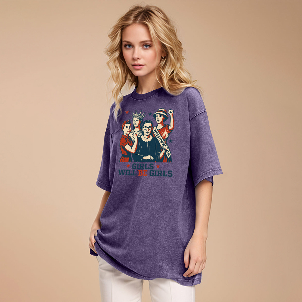 July 4th Patriotic Washed Shirt for Unique & Love | JNSJuly44