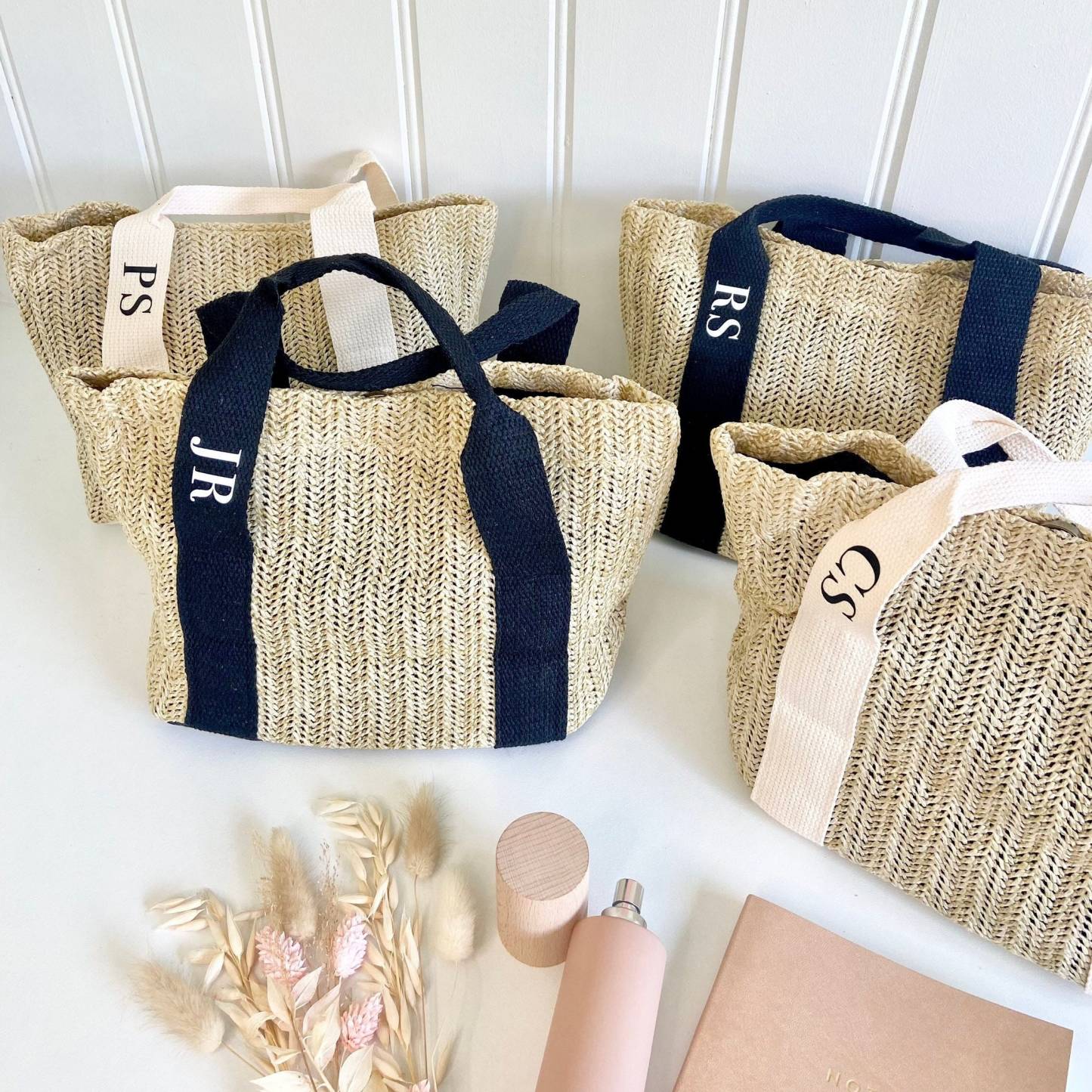 Personalized Name Straw Bag for Unique & Love | JNSBag25