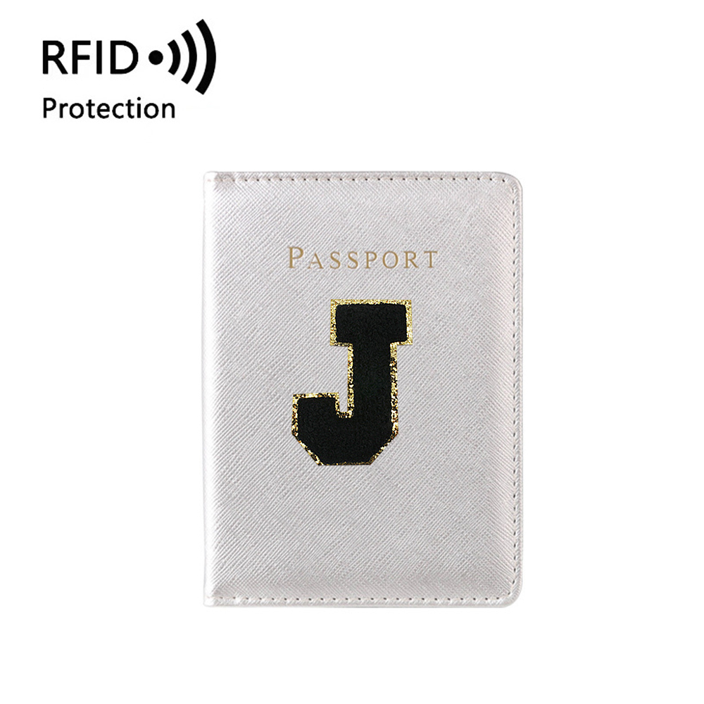 Personalized Chenille Letter Patch Passport Cover for Unique & Love | JNSCase05