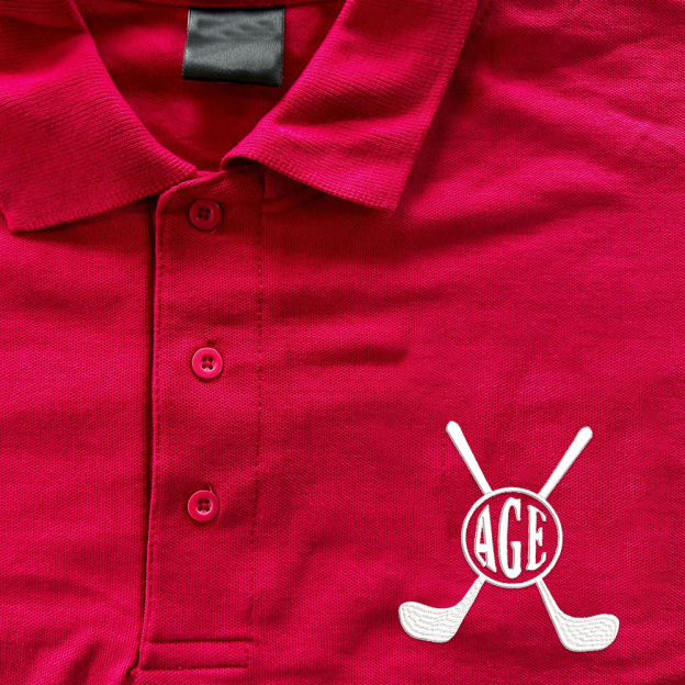 Personalized Monogram Embroidered Golf Polo Shirt | JNSCloth37