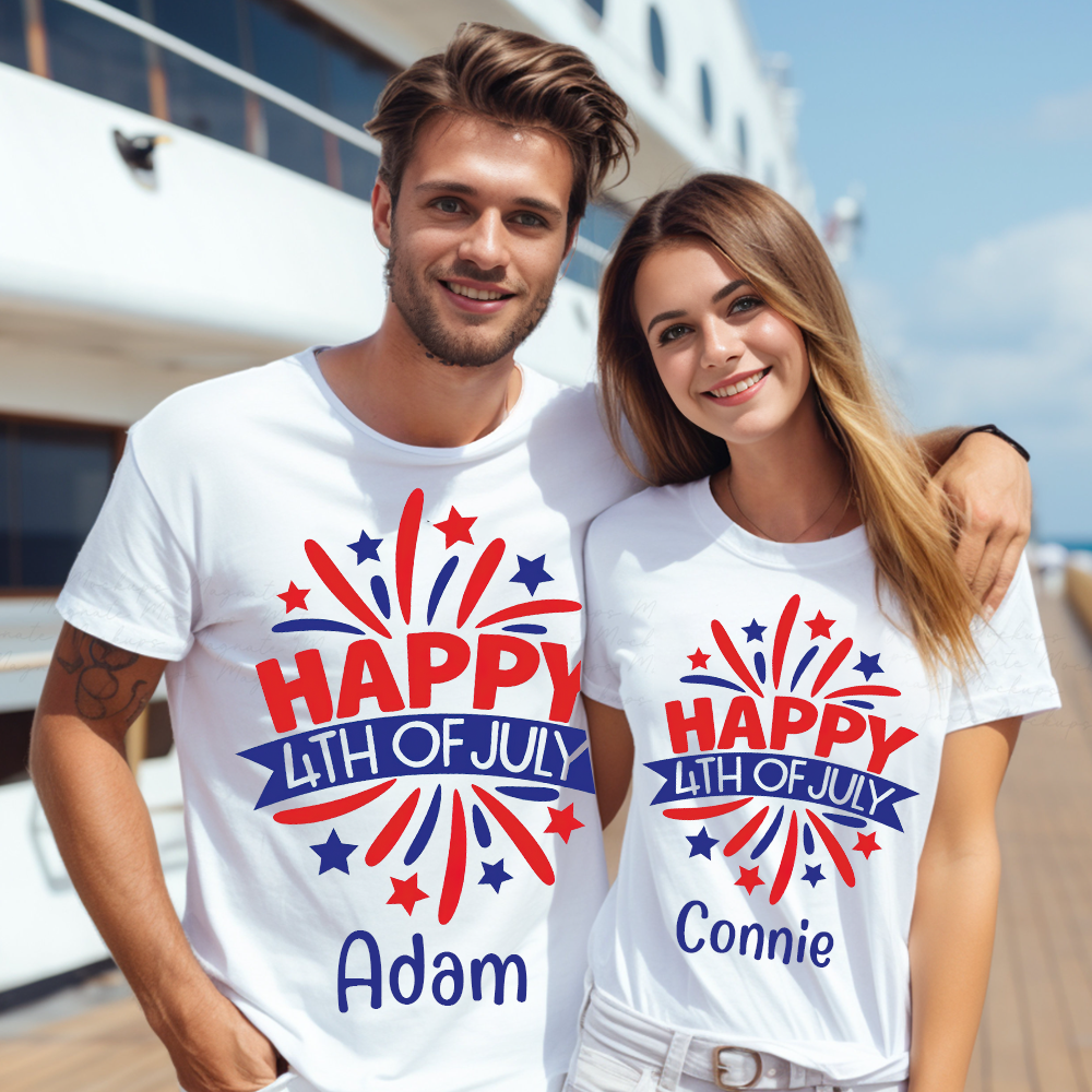 Personalized July 4th Patriotic Shirt for Unique & Love | JNSJuly27