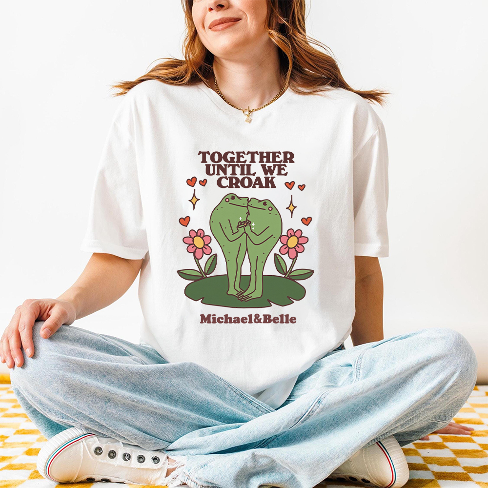 Personalized Name Frog Anniversary Shirt for Unique & Love | JNSCloth48