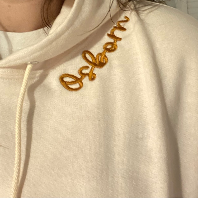 Personalized Mom Grandmother Collar and Sleeve Embroidered Hoodie for Unique & Love | JNSCloth16