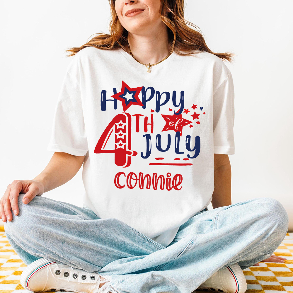Personalized July 4th Patriotic Shirt for Unique & Love | JNSJuly14