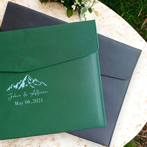 Personalized Monogram Leather File Folder for Unique & Love | JNSBag56