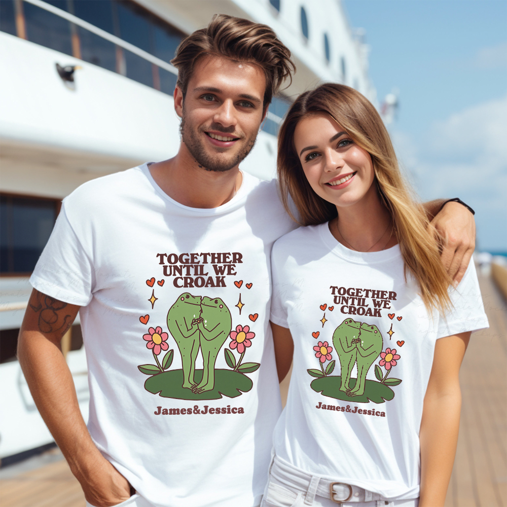 Personalized Name Frog Anniversary Shirt for Unique & Love | JNSCloth48
