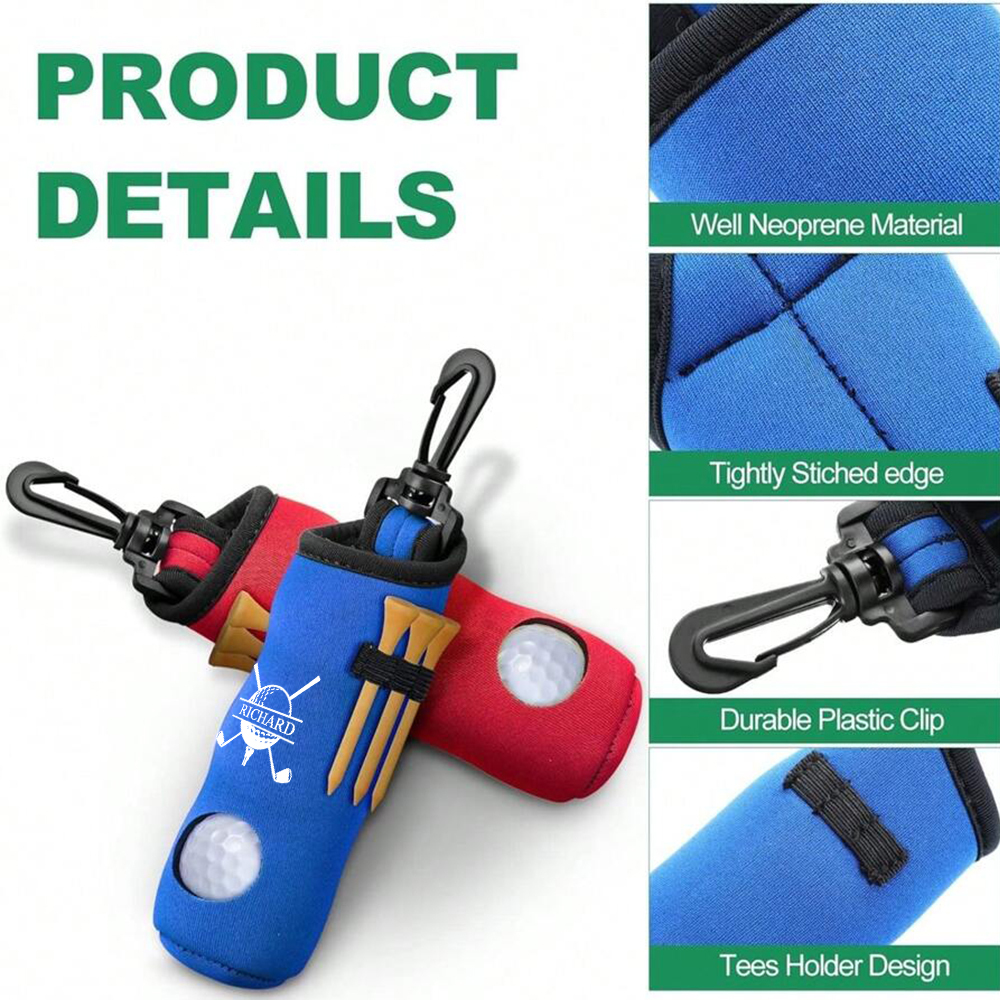 Personalized Monogram Portable Golf Ball Bag | JNSBag103