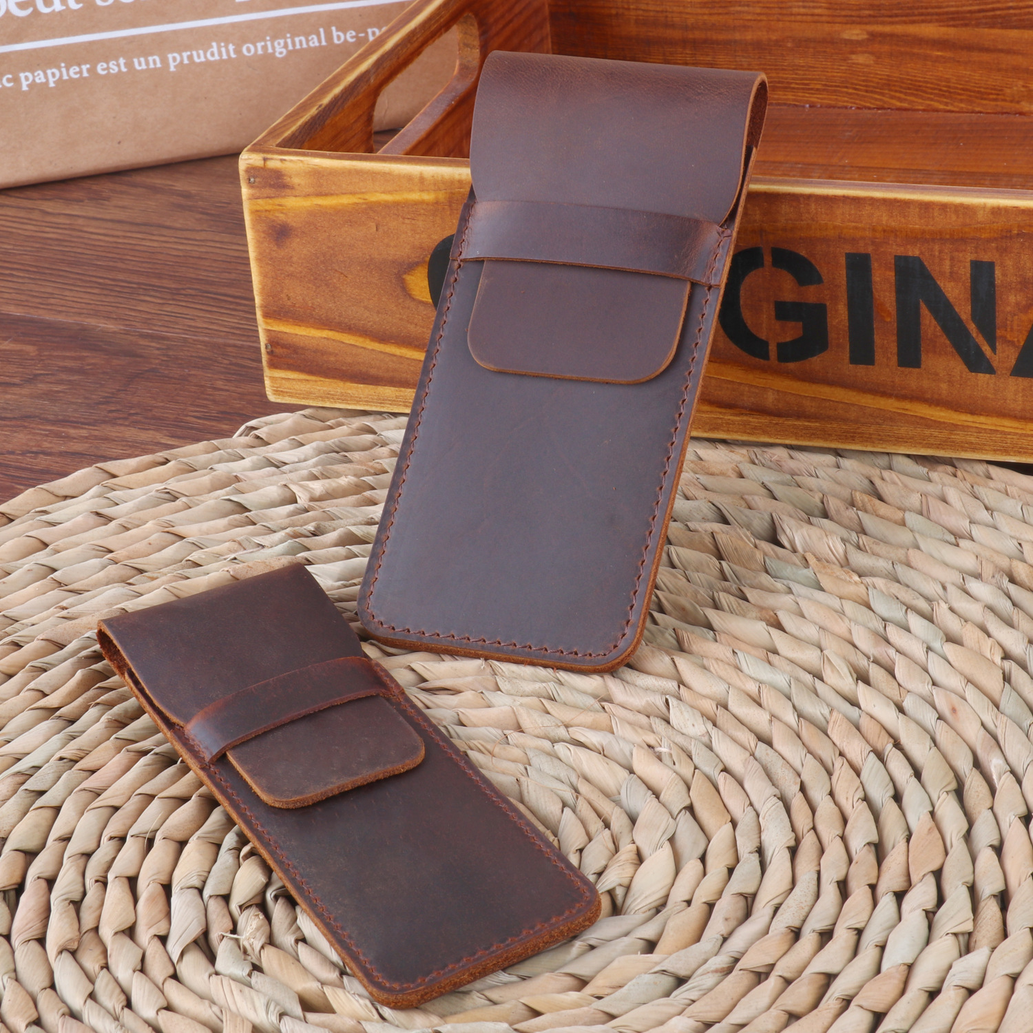 Personalized Engraved Leather Cigar Case for Unique & Love | JNSBag06