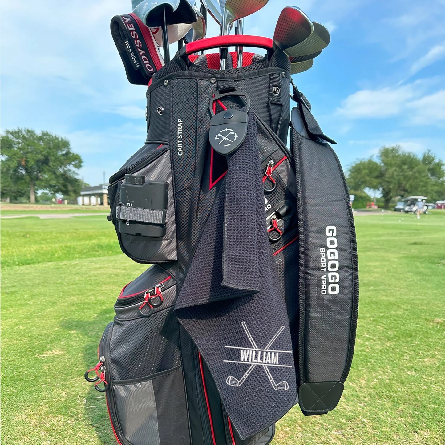 Personalized Monogram Embroidered Golf Towel | JNSCloth36