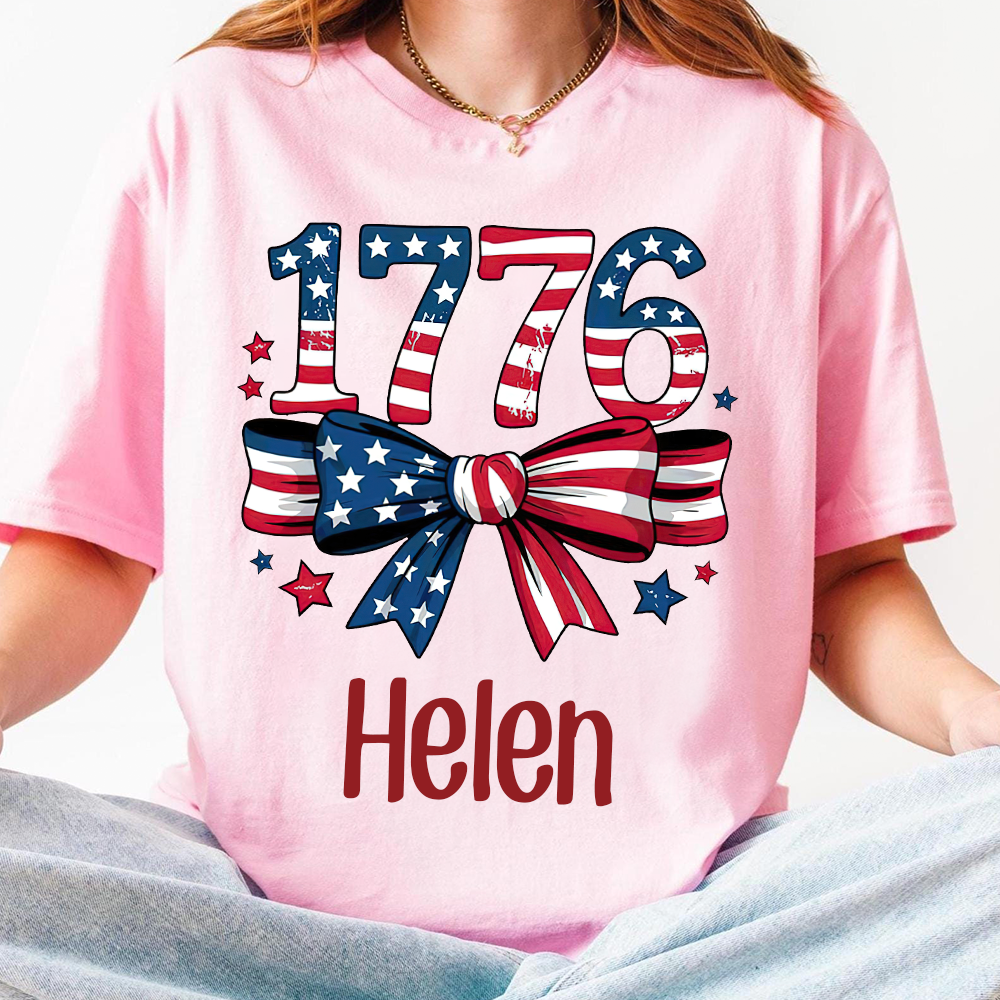 Personalized July 4th Patriotic Shirt for Unique & Love | JNSJuly20