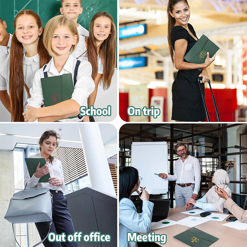 Personalized Monogram Leather File Folder for Unique & Love | JNSBag56