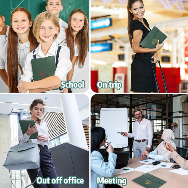 Personalized Monogram Leather File Folder for Unique & Love | JNSBag56