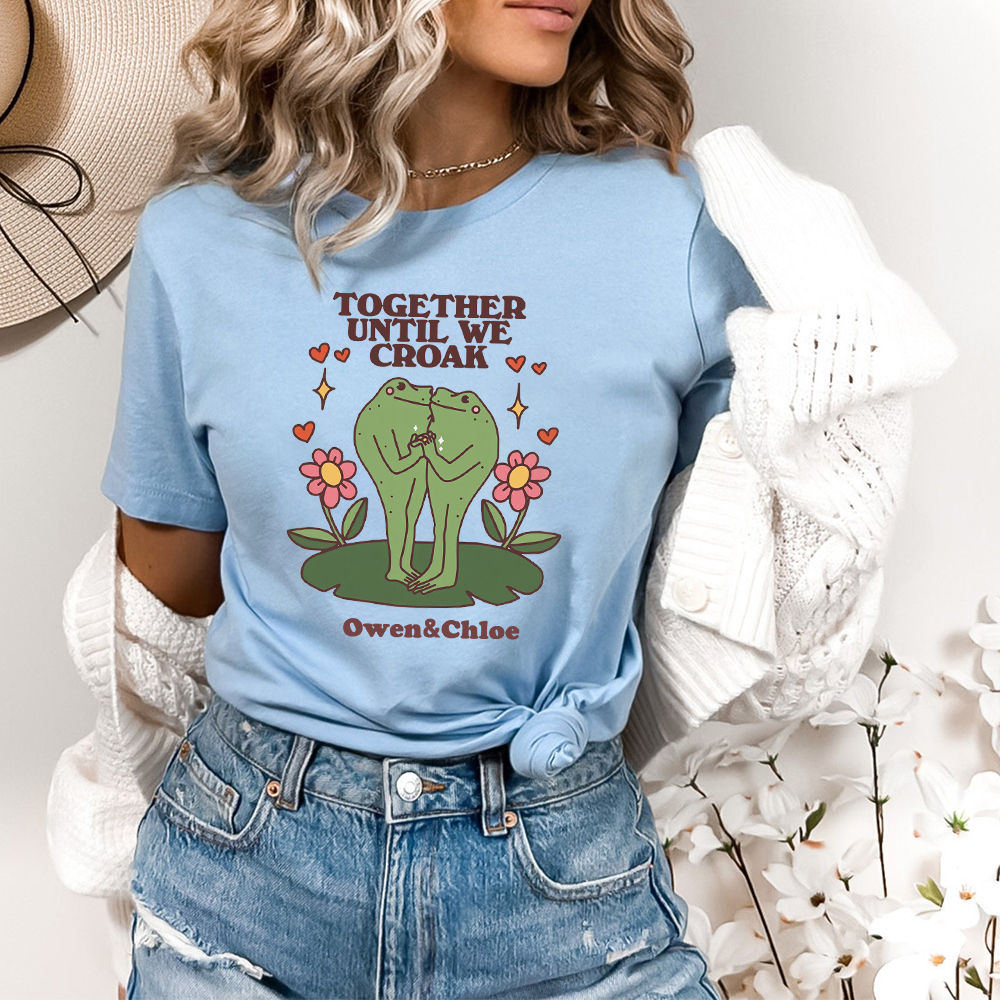 Personalized Name Frog Anniversary Shirt for Unique & Love | JNSCloth48