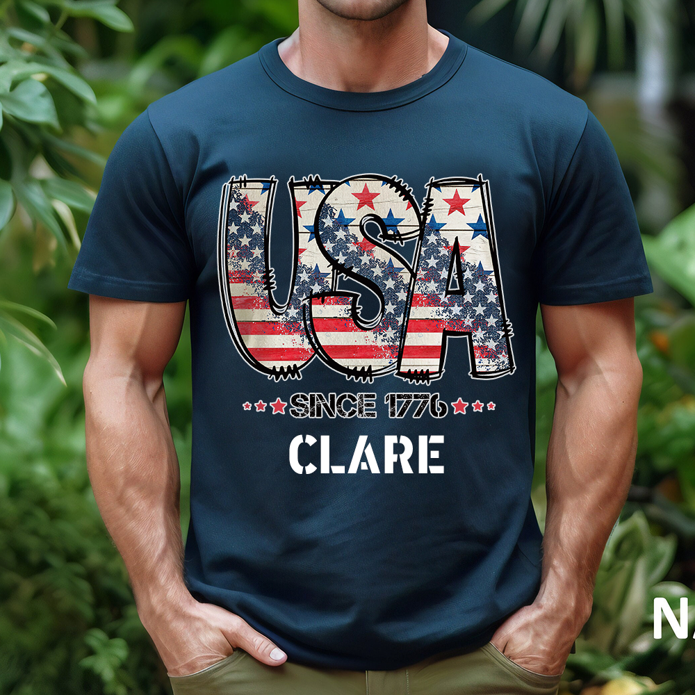 Personalized July 4th Patriotic Shirt for Unique & Love | JNSJuly29