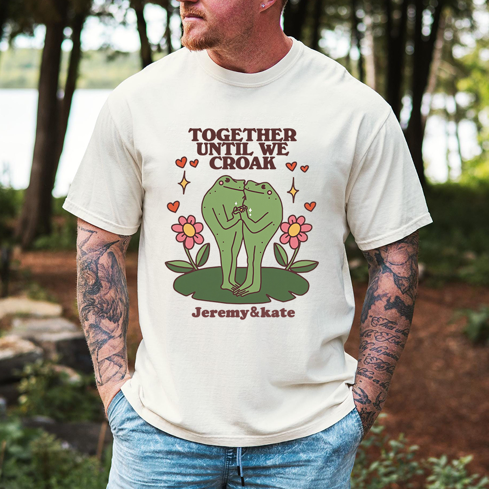 Personalized Name Frog Anniversary Shirt for Unique & Love | JNSCloth48