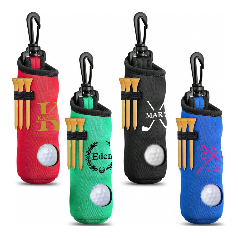Personalized Monogram Portable Golf Ball Bag | JNSBag103