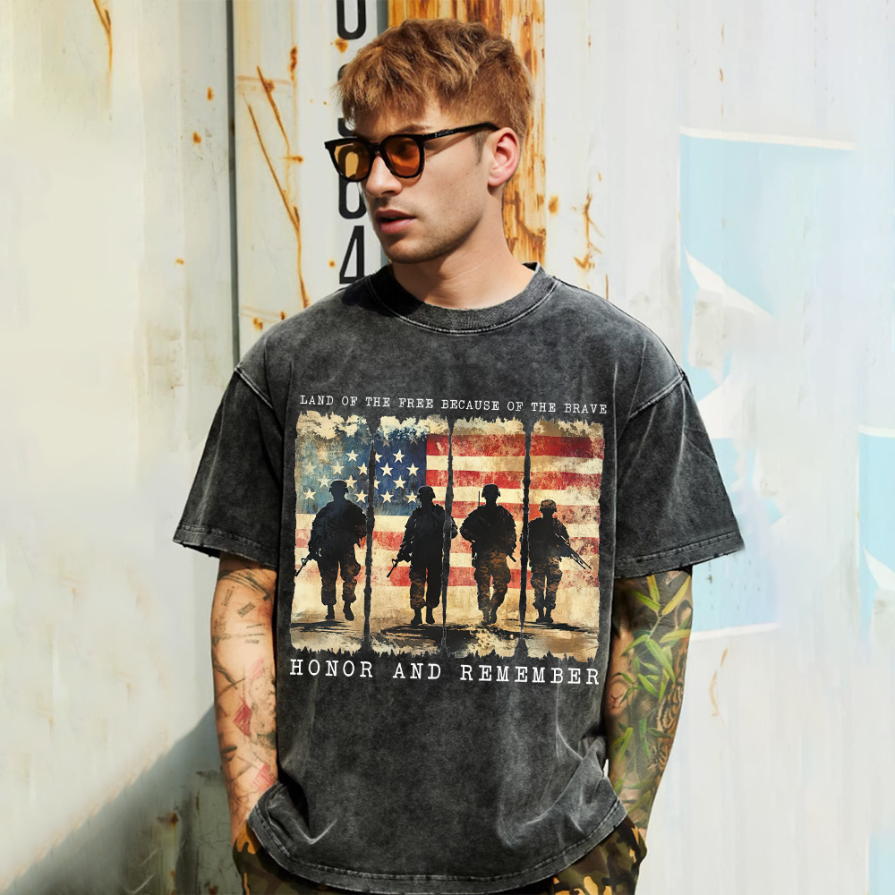 July 4th Patriotic Washed Shirt for Unique & Love | JNSJuly48