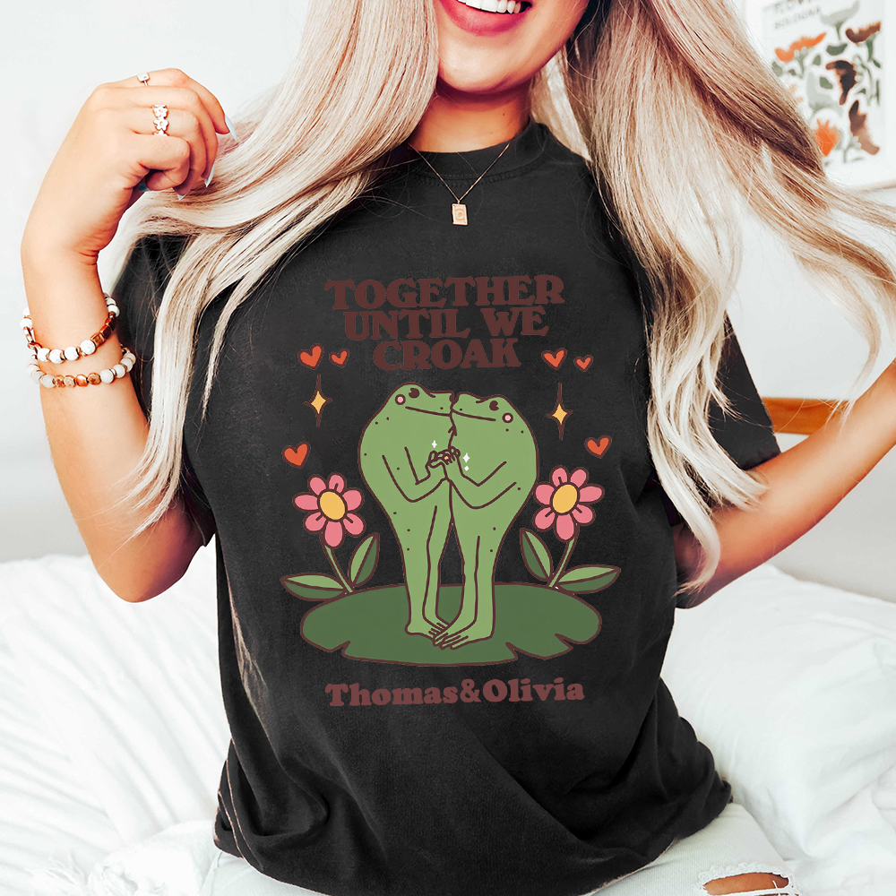Personalized Name Frog Anniversary Shirt for Unique & Love | JNSCloth48