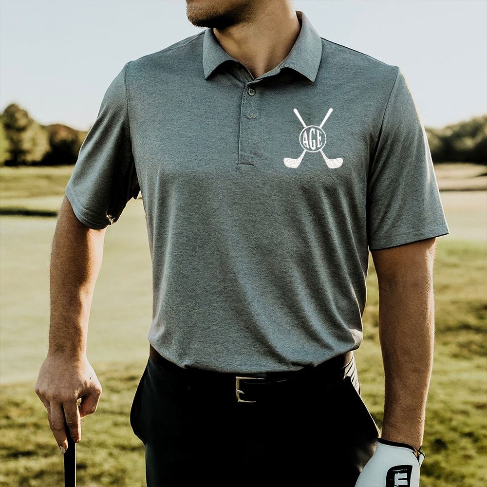 Personalized Monogram Embroidered Golf Polo Shirt | JNSCloth37
