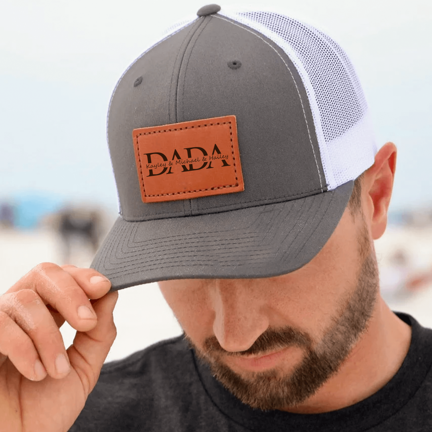 Personalized DAD Hat with Kids Names for Unique & Love | JNSHat09