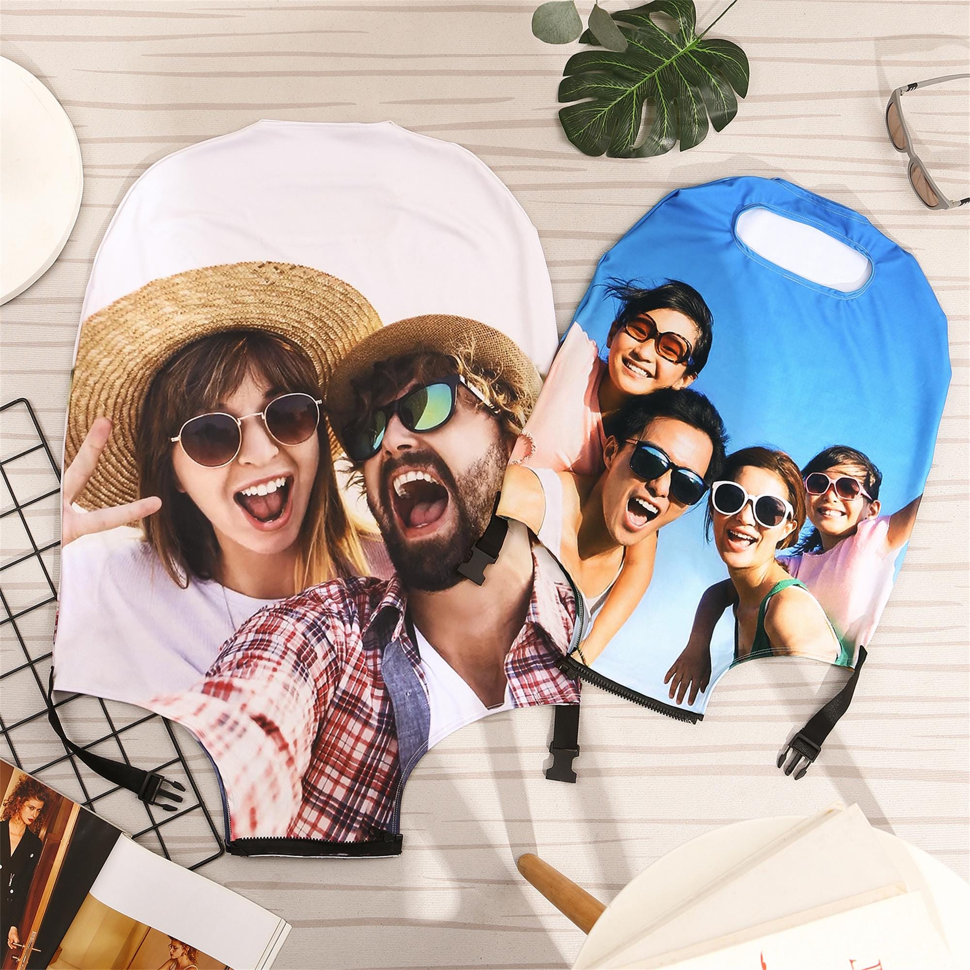 Personalized Photo Luggage Cover for Unique & Love | JNSDec124
