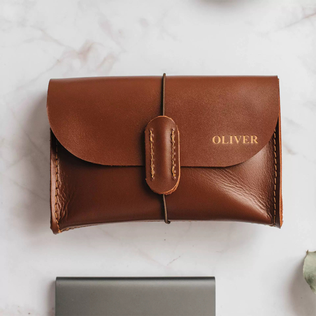 Personalized Leather Engraved Travel Electronic Accessories Organizer | JNSBag78