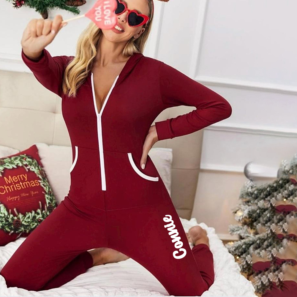 Personalized Adult Christmas Onesie Jumpsuit for Unique & Love | JNSCloth51
