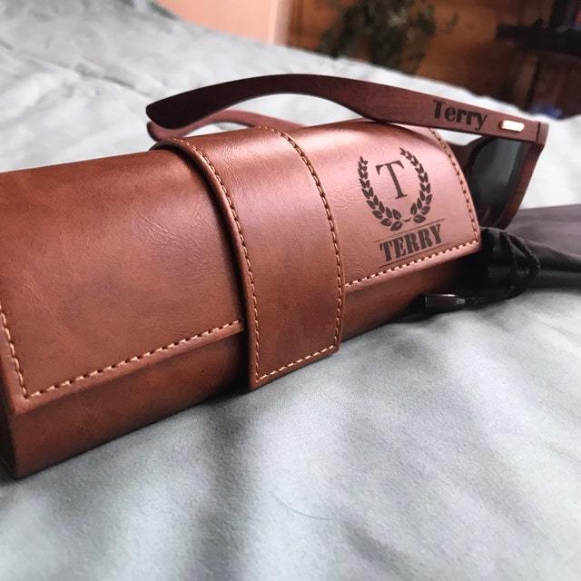 Personalized Sunglasses with Leather Box for Unique & Love | JNSDec70