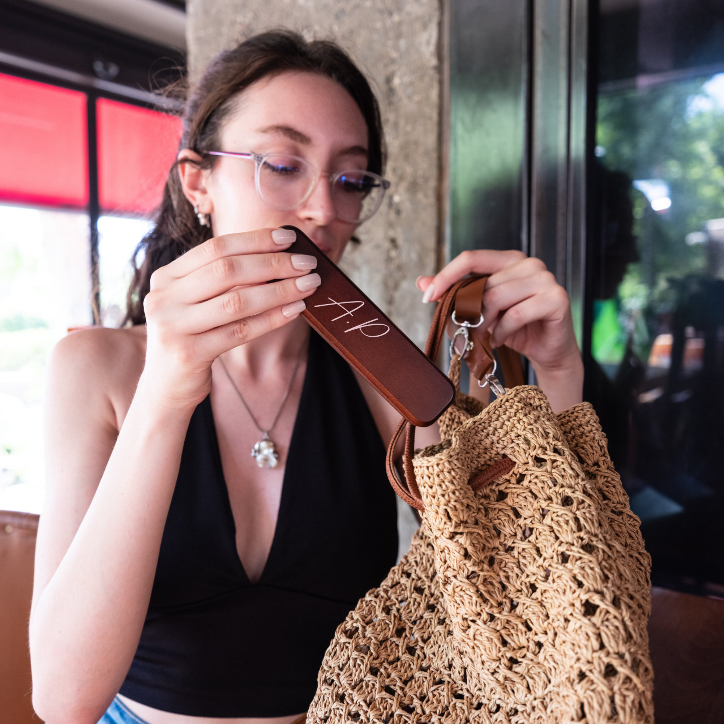 Personalized Monogram Wood Engraved Pen Set | JNSDec94