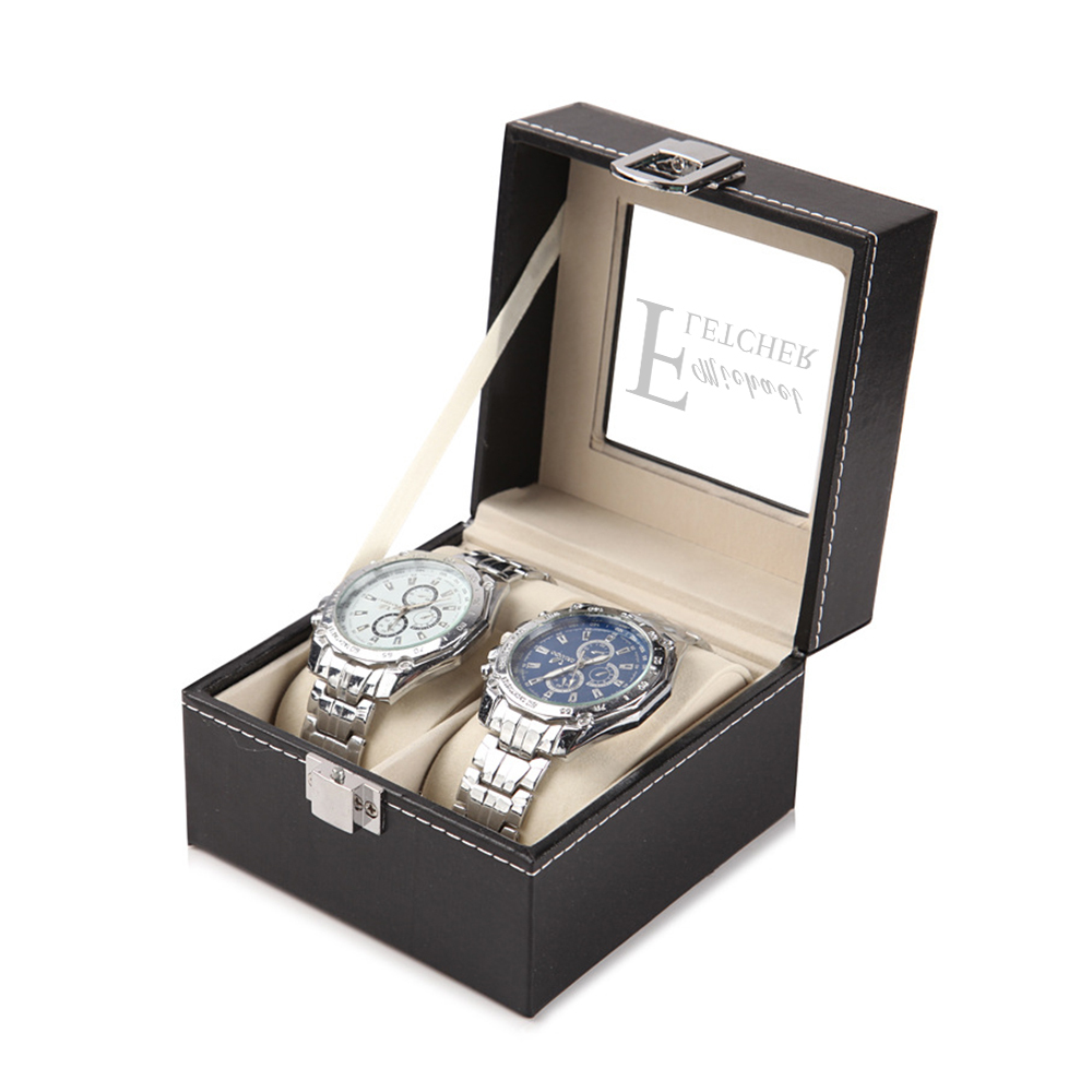 Personalized Monogram Leather Watch Box for Unique & Love | JNSCase03